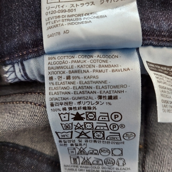 Levi's 515 Boot Cut Jeans SZ 6 Stretch High-Rise - Picture 9 of 14